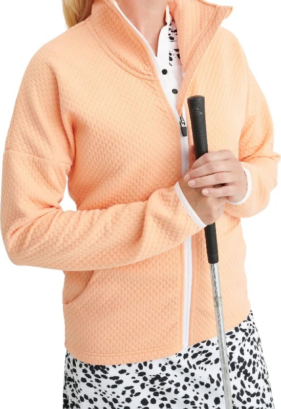 The Fashion Sale You've Been Waiting For Is Here Women's Sunningdale Women Golf Jacket In Apricot