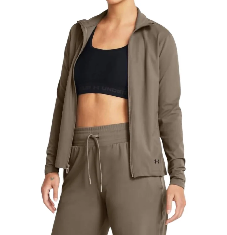 Big Discounts On Premium Fashion Collections Motion Jacket In Taupe Dusk/black