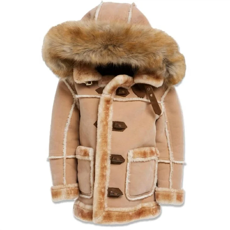 Women's Evening Clothing Kids Denali Shearling Jacket In Praline