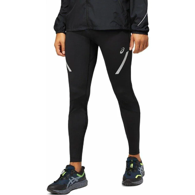 Asics Lite-Show Mens Long Running Tights - Black