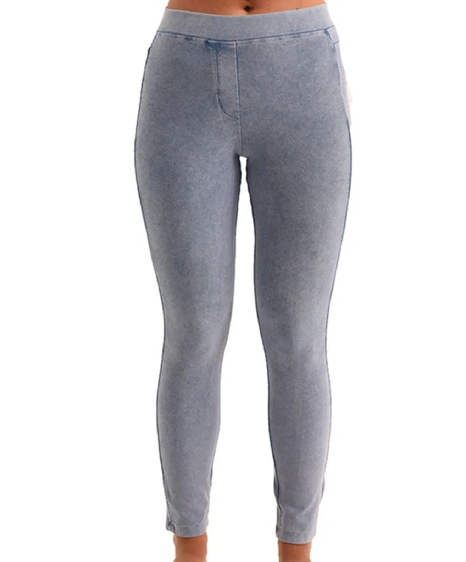 Mid Rise Jegging In Light Blue