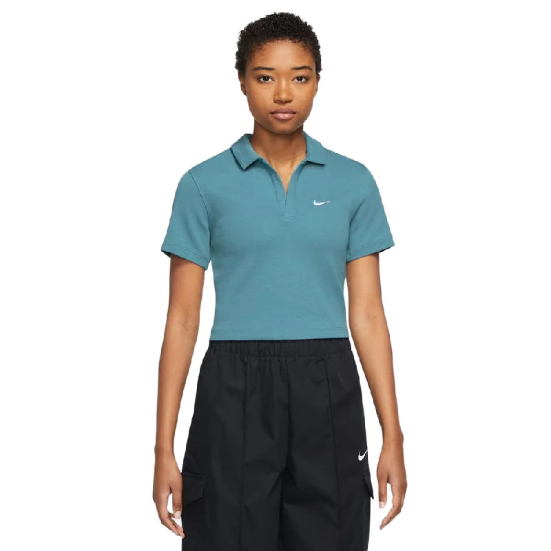 Nike Women's Sportswear Essential Short-Sleeve Polo Top