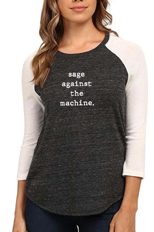 Sage Against The Machine - High-Vibe Raglan