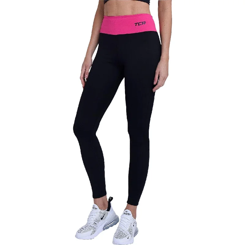 TCA Pro Performance Supreme High Waist Womens Long Running Tights - Black