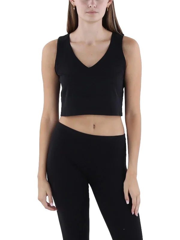 Womens Fitness Workout Crop Top