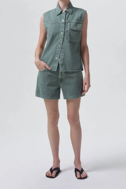 Organic Cotton Magda Short In Salamander