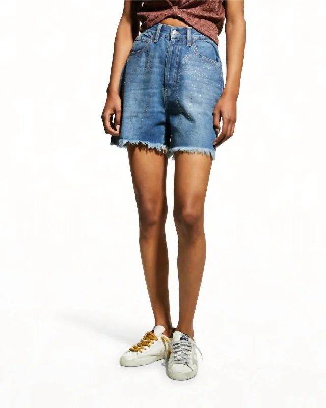 Rachel Who Shorts In Indigo