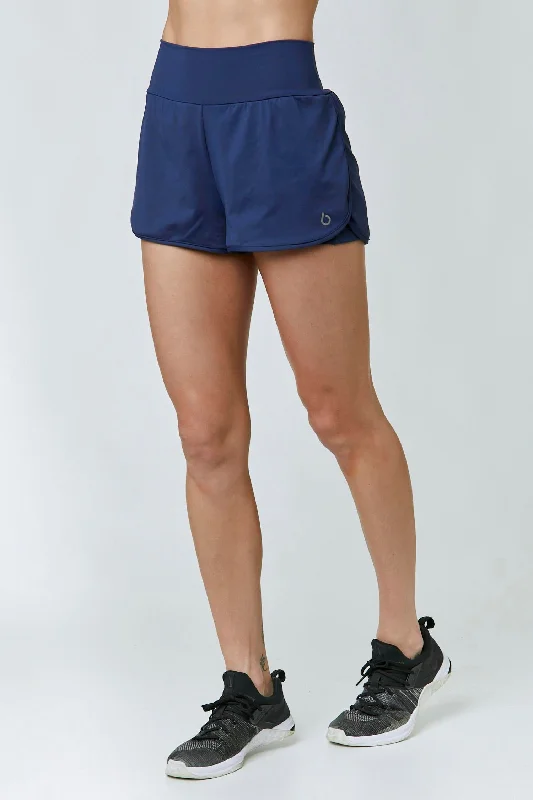 Street Fitness Running Shorts In Navy